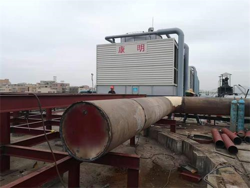 開式冷卻塔冷卻效果是如何運(yùn)行工作？(橫流開式冷卻塔原理圖)
