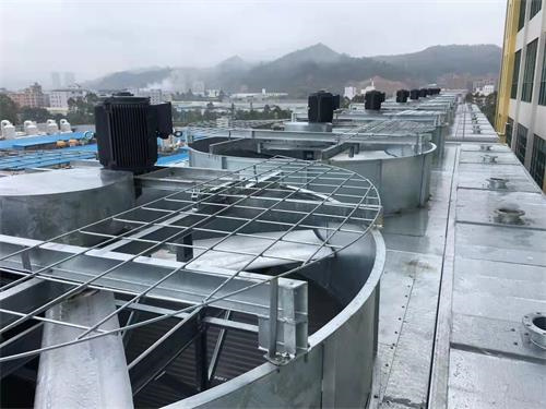 東莞圓形冷卻塔填料的2種清洗方法,東莞圓形逆流式冷卻塔